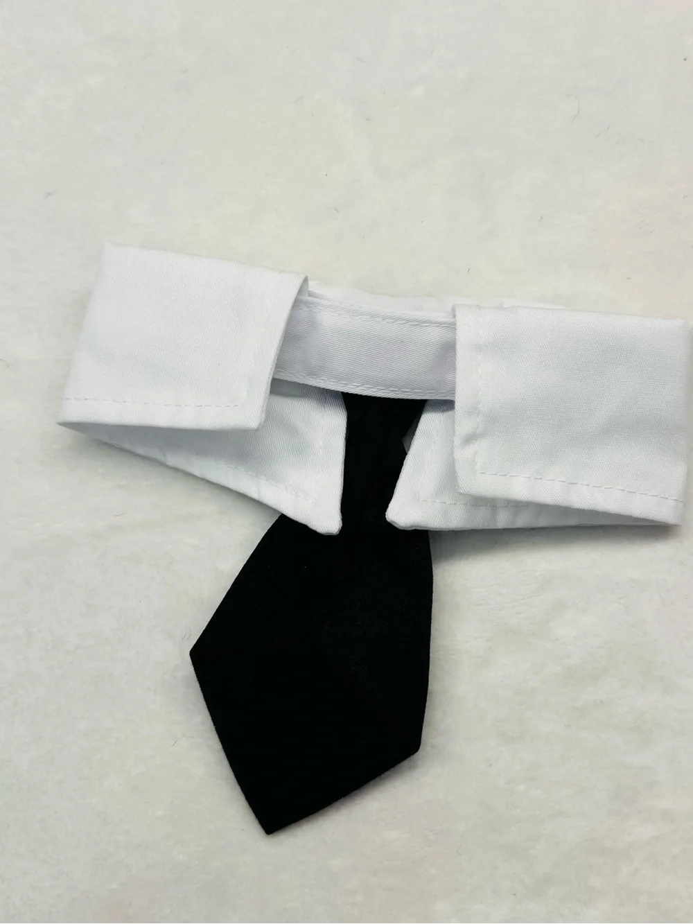 Pet Tie Collar for Cats and Small Dogs - Black or Red